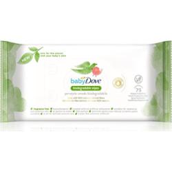 Dove Baby Biodegradable Wipes delikatne nawilżane chusteczki dla dzieci 75 szt.