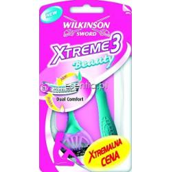 Wilkinson Xtreme 3 Beauty - Maszynka do golenia dla kobiet op. / 4 szt.
