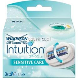 Wilkinson Intuition Plus Sensitive Care - Wkłady op. / 3 szt.